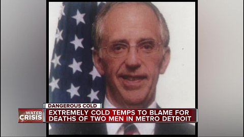 Extremely cold temps to blame for deaths of 2 men in metro Detroit