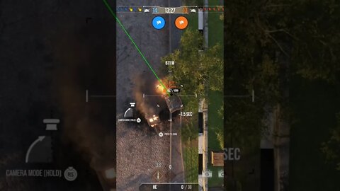 World of Tanks: he sat still long enough for me to get him!