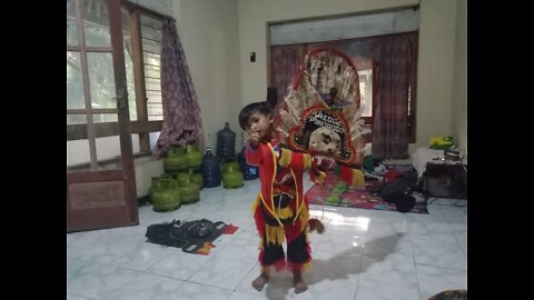 Indonesian traditional dance reog