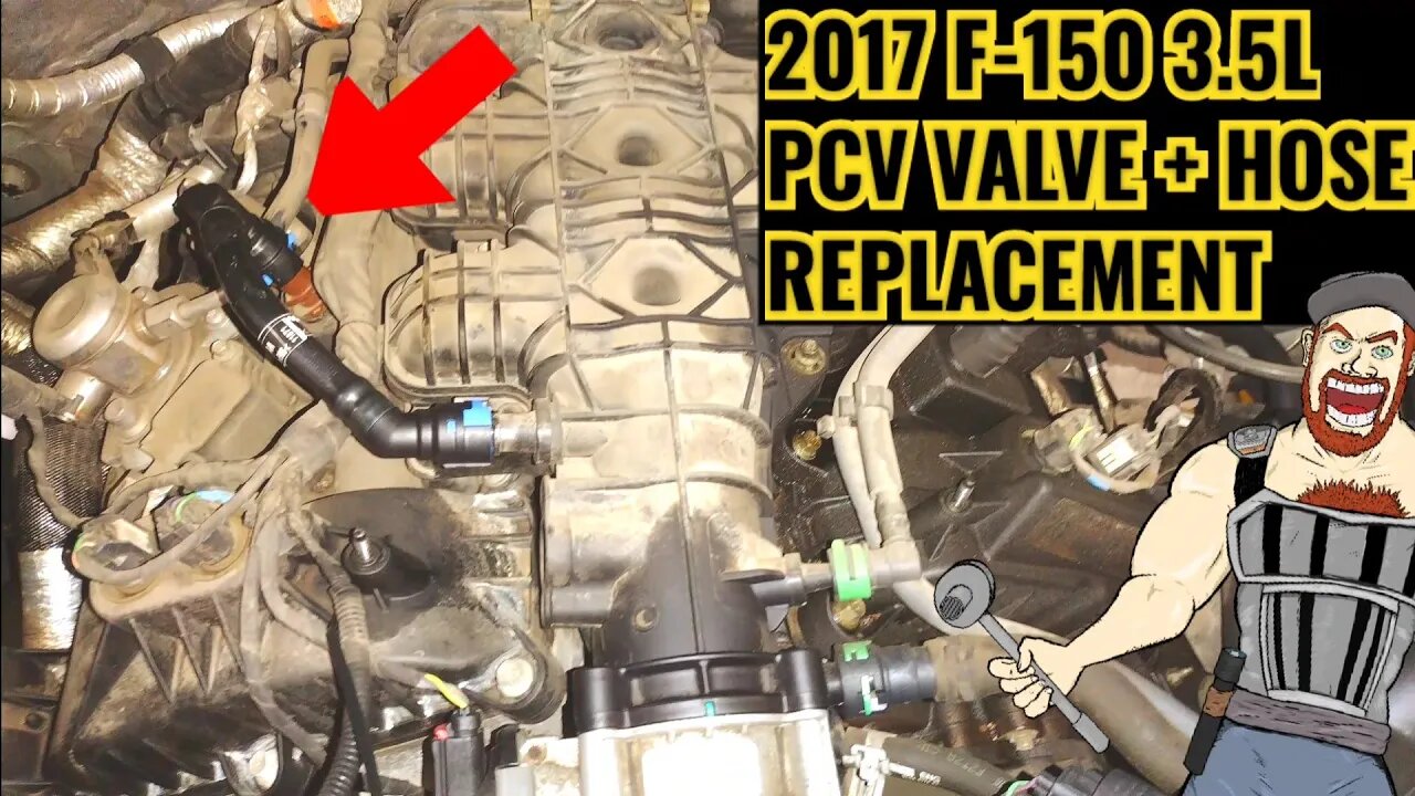 2017 FORD F-150 3.5L PCV VALVE & PCV HOSE REPLACEMENT