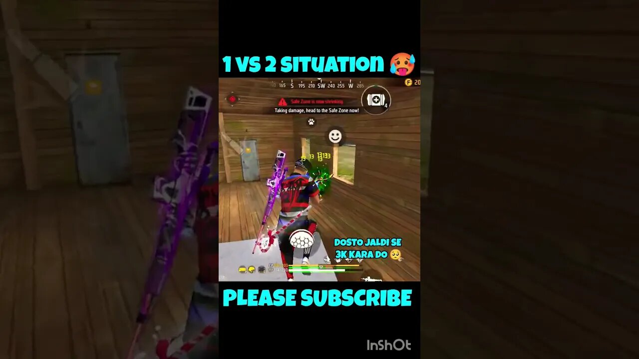 1 vs 2 situationš¤¢š°can i kill this duo #shorts #freefire #viral #fkg #ffshorts #ff #freefirevideo