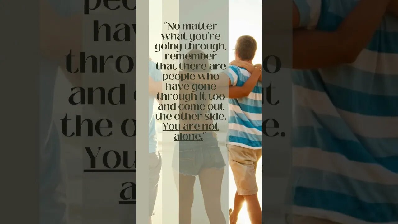 You are not aloneš„