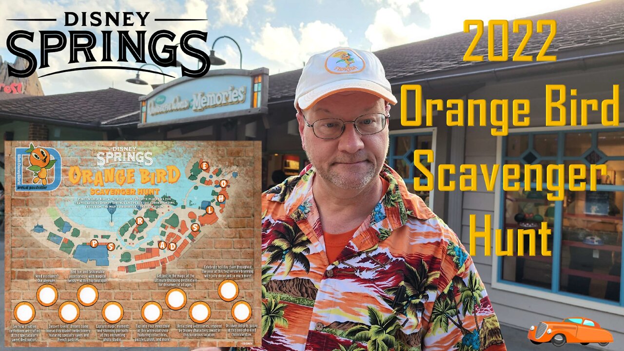 Disney Springs 2022 Orange Bird Scavenger Hunt