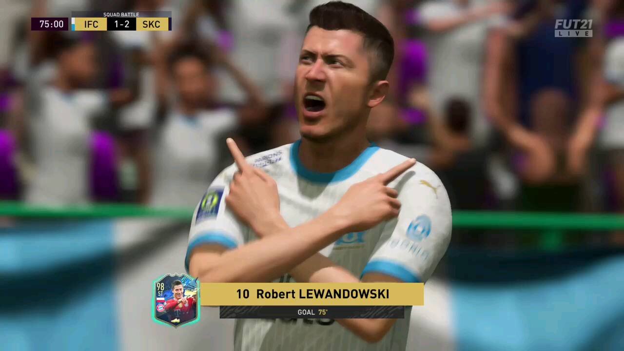 Fifa21 FUT Squad Battles - Robert Lewandowski strike