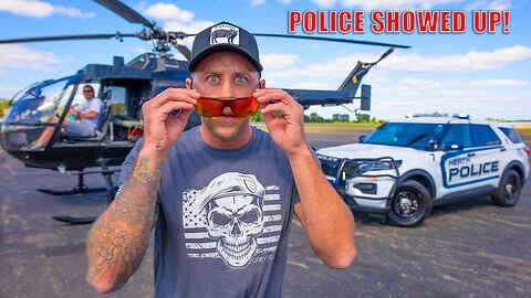 Unbelievable!! Police Roll Up On Us While Flying My Helicopter.