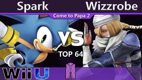 COG|Wizzrobe (Sheik) vs. Instinct Spark (Sonic) - Wii U Top 64 - CTP2