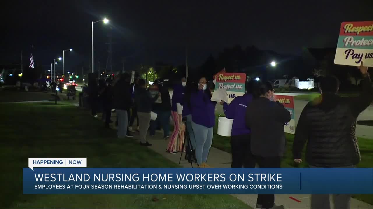 Westland nursing home workers on strike