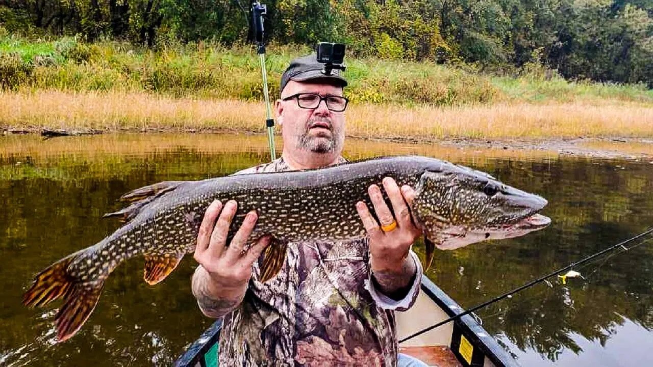 Catching GIANT PIKE on the Saint Croix River