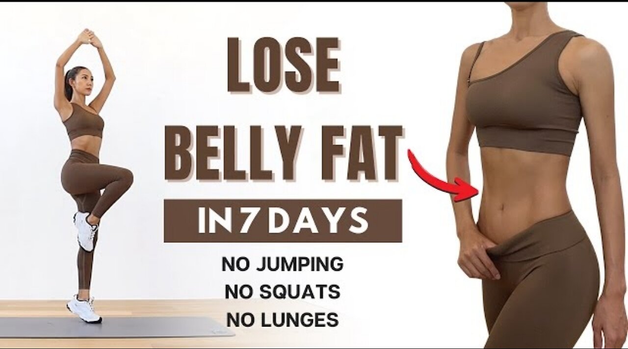 LOSE BELLY FAT in 7 Days🔥30 MIN Standing Abs Workout - No Squat, No Lunge, No Jumping