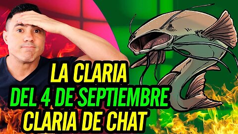 🧜🏽‍♀️ La Claria del 4 de septiembre. Claria de chat 🐟