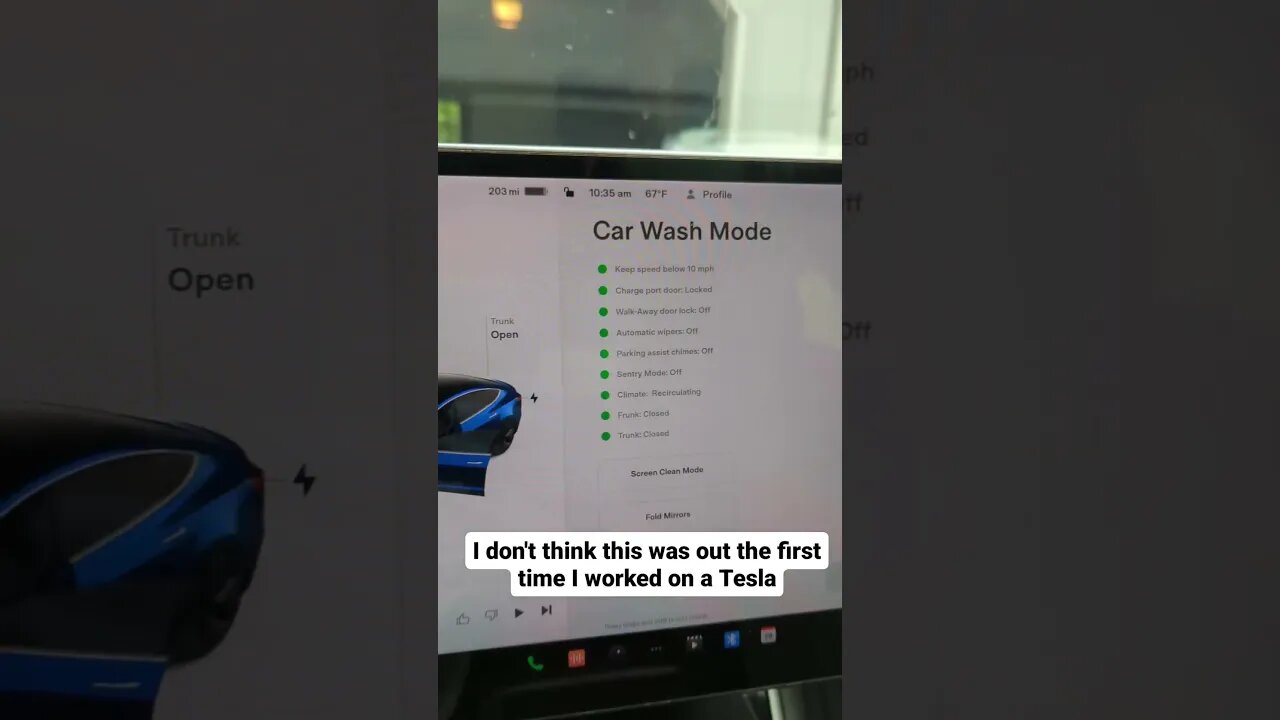 I don't remember Tesla having this feature... #shorts