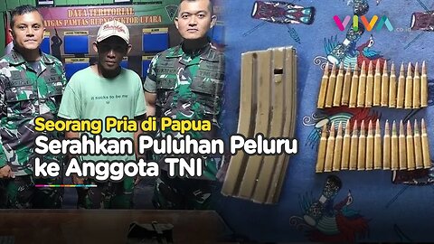 BERMENTAL BAJA! Pria Bawa Puluhan Peluru Datangi 'Penjaga Nyawa’ Presiden di Papua