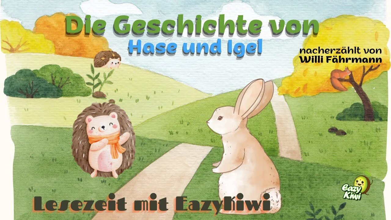 Die Geschichte von Hase und Igel | Kindergeschichte | Gute Nacht Geschichte für Kinder