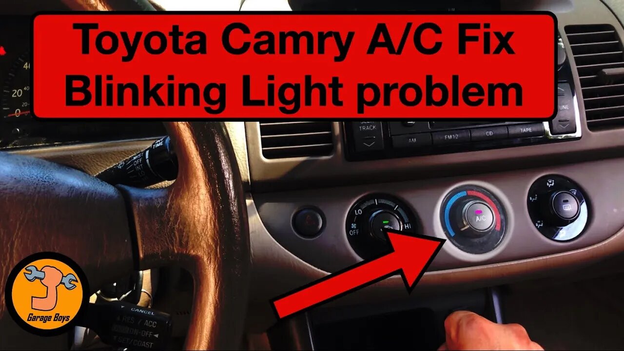 Toyota Ac fix Light Blinking Fix Viral