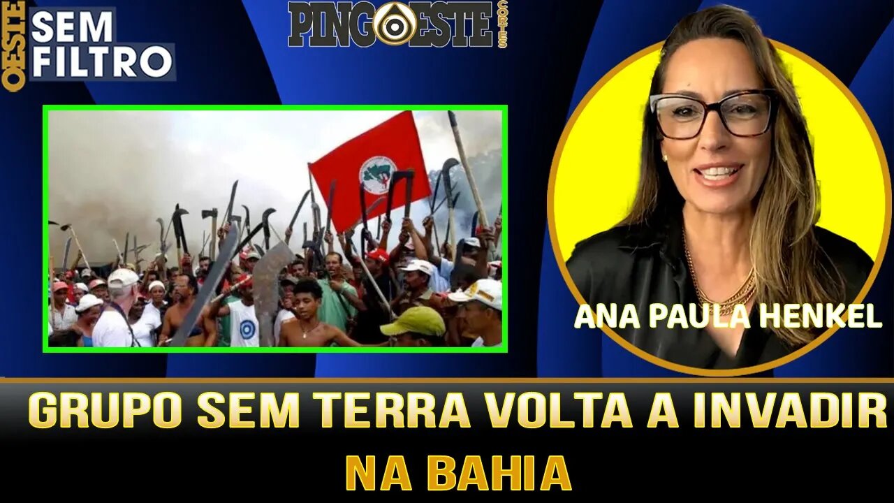 Grupo sem terra volta a invadir fazenda na Bahia [ANA PAULA HENKEL]