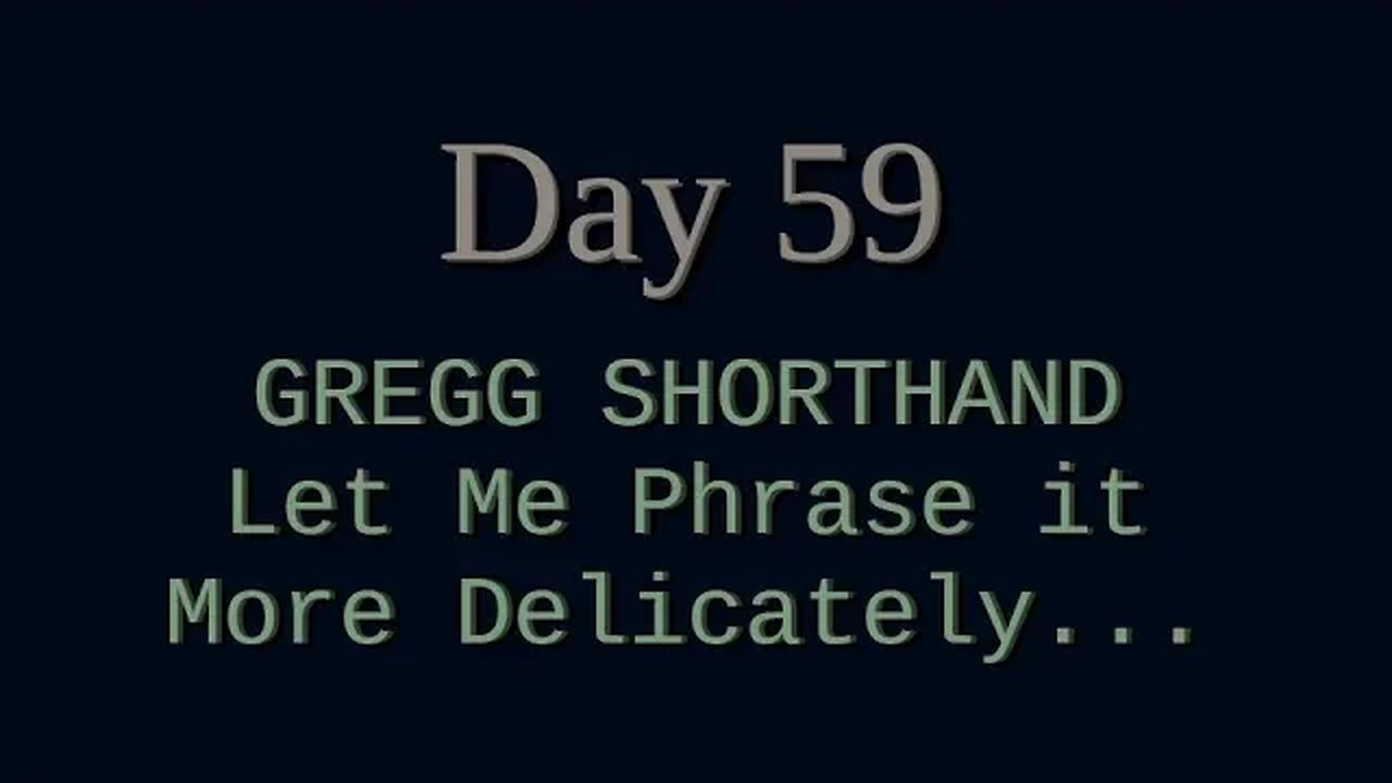 059 - Phrasing Examples