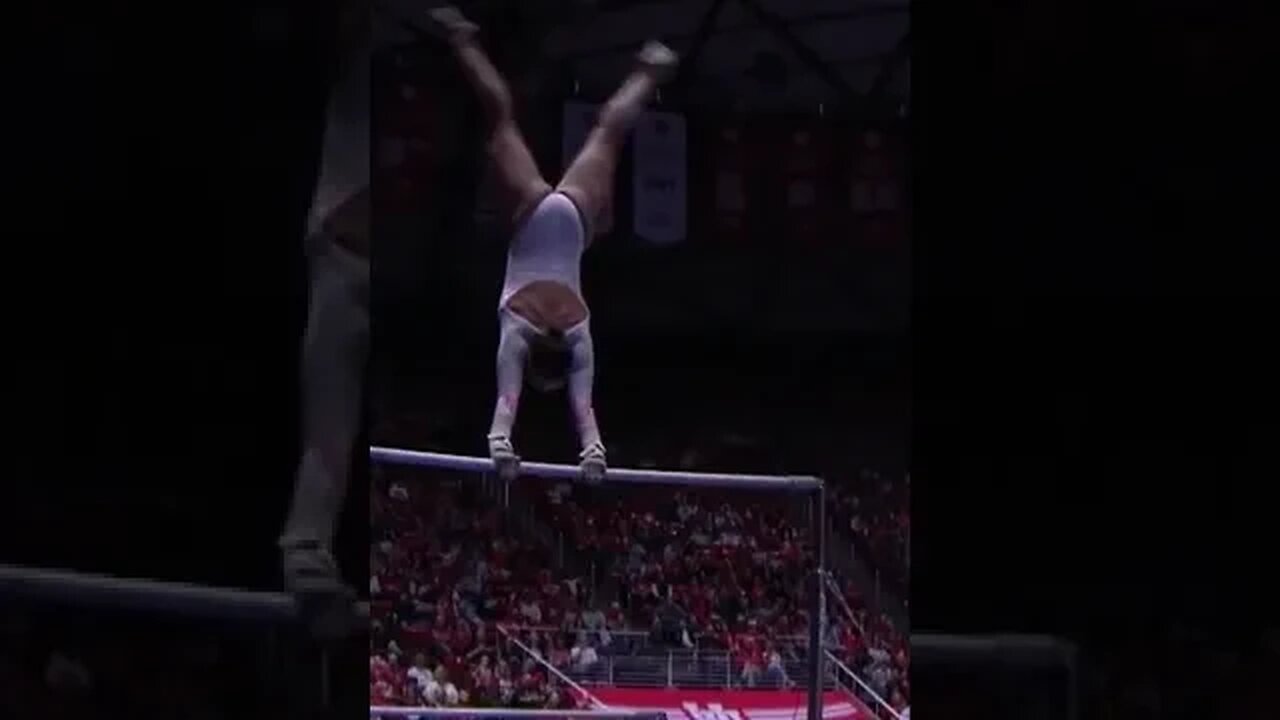 Maile O'Keefe 9.95 on Bars - Cal at Utah 2/24/23 #shorts