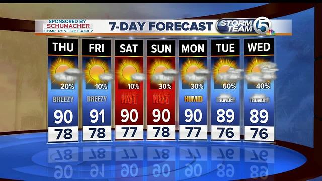 South Florida Thursday morning forecast (6/22/17)