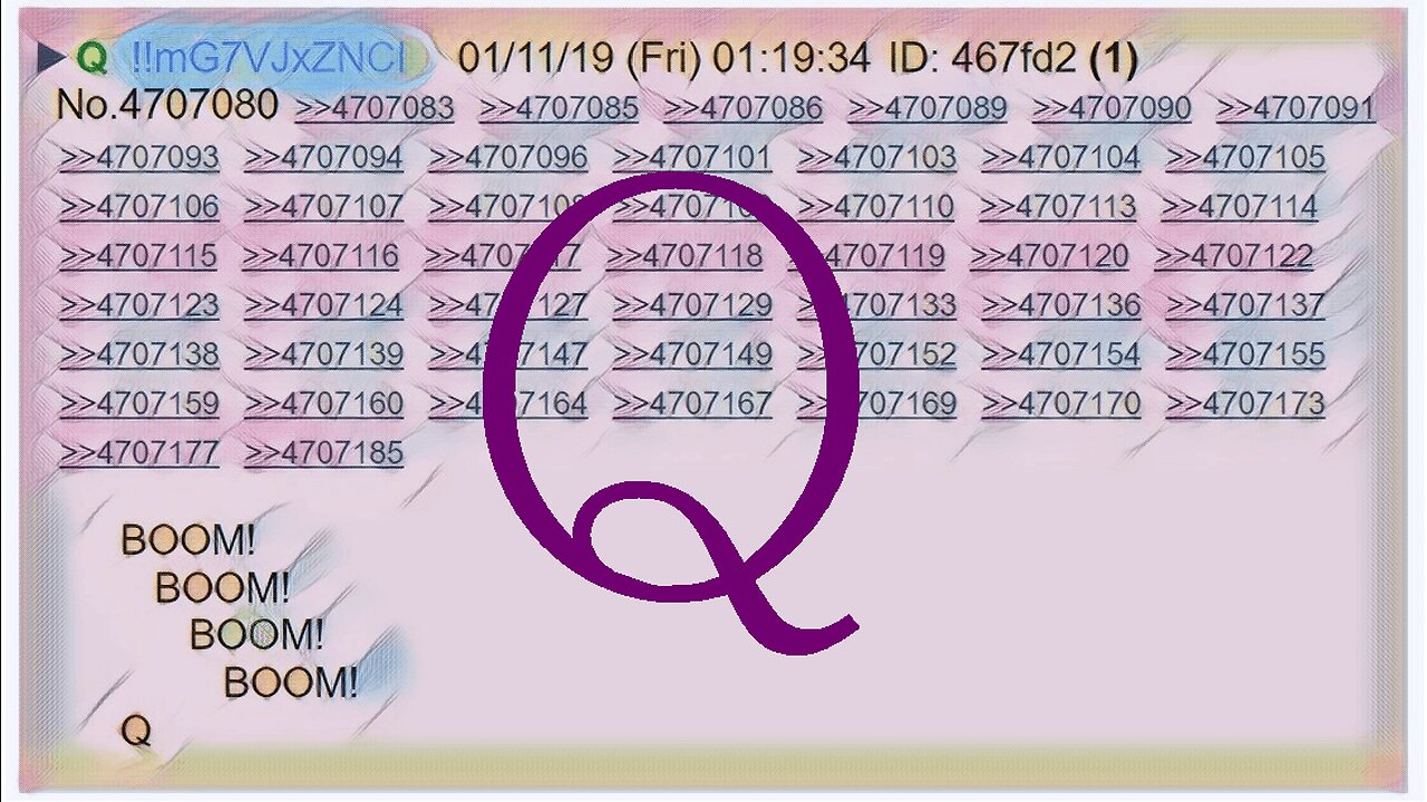 Q January 11, 2019 – Boom Friday