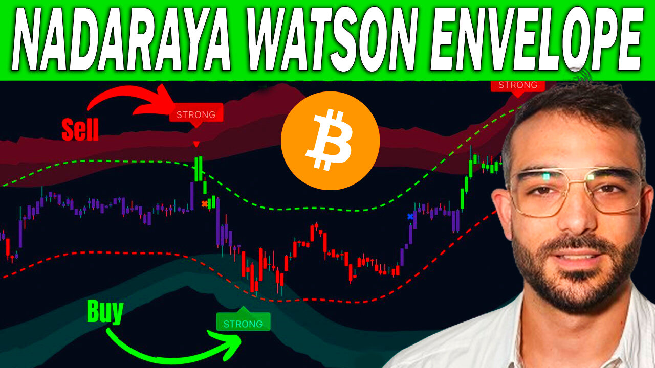 Nadaraya Watson Envelope TradingView Indicator by LuxAlgo - Crypto Swing Trading Strategy