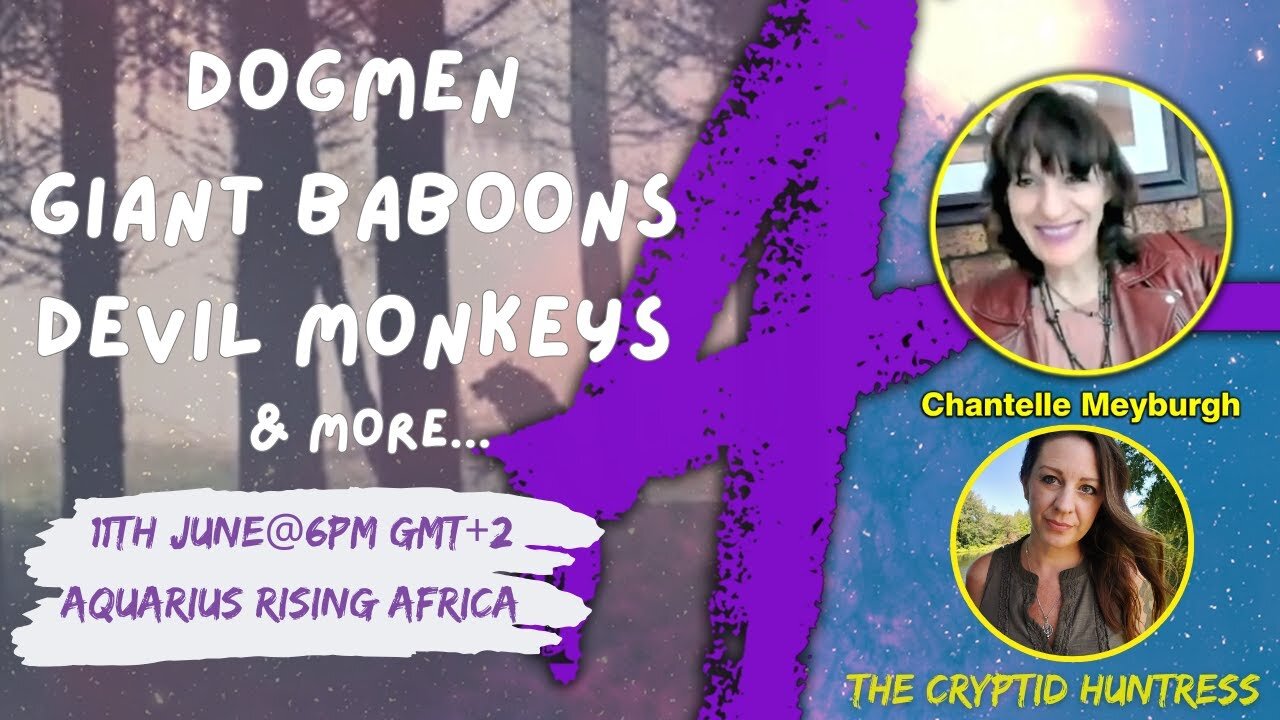 THE CRYPTID HUNTRESS ... DOGMEN, GIANT BABOONS & DEVIL MONKEYS...