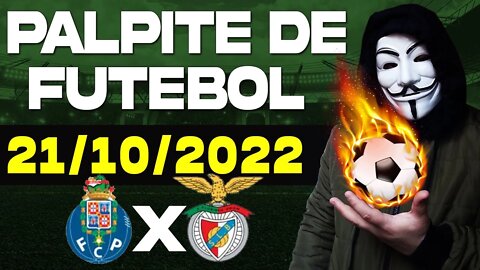 PALPITE DE FUTEBOL PARA HOJE DIA 21 10 2022 SEXTA FEIRA + BILHETE PRONTO