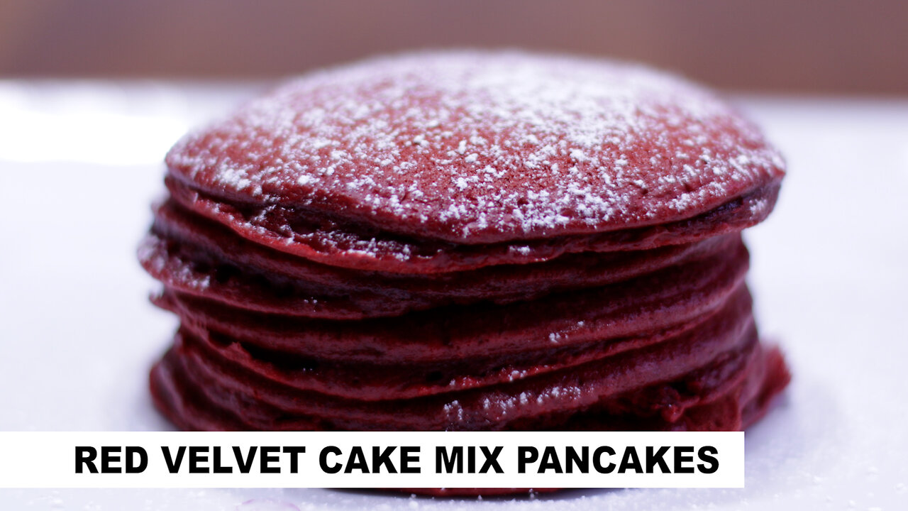 Red Velvet Pancakes