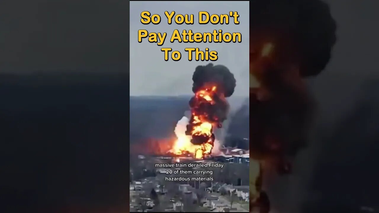 They Are Distracting You...#ohio #disaster #toxic #train