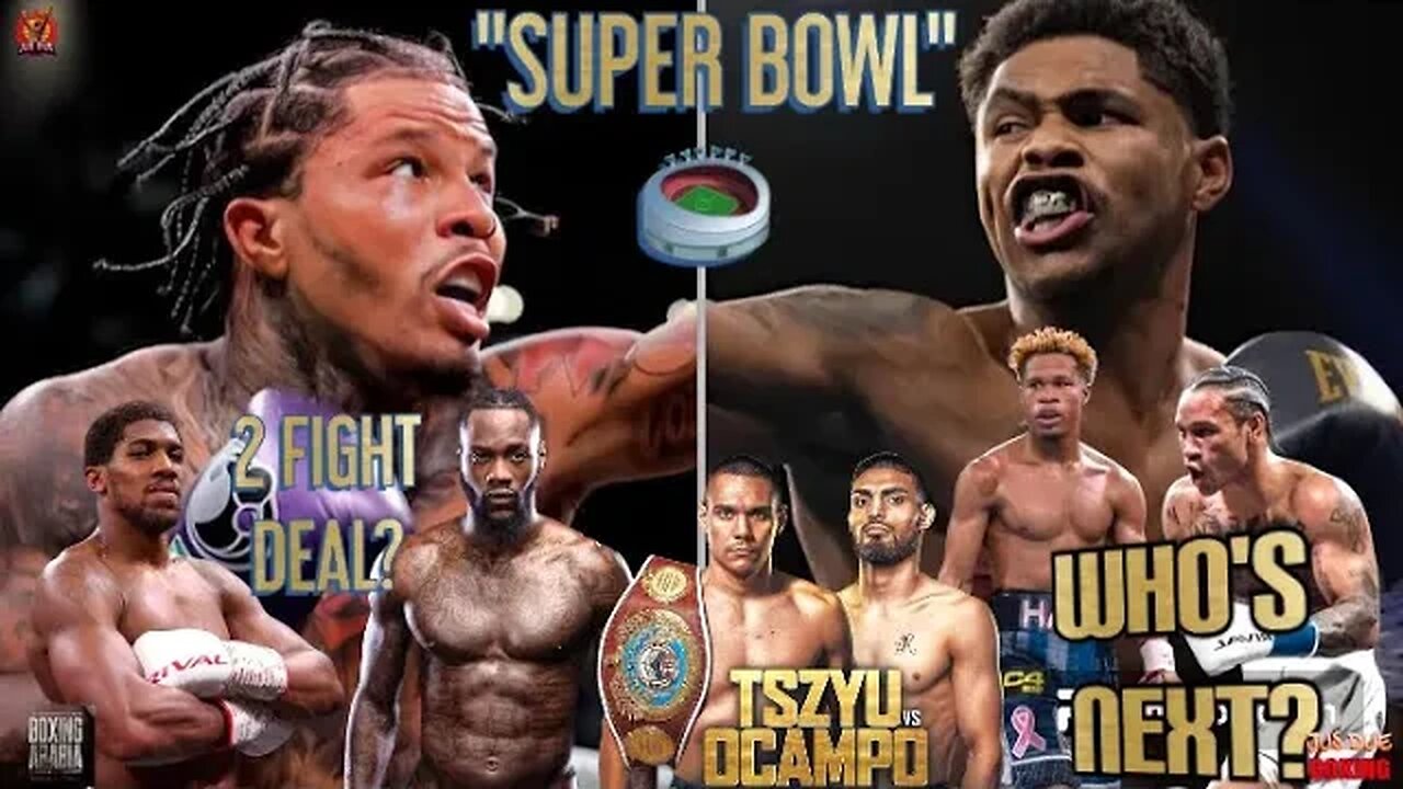 TANK DAVIS VS SHAKUR STEVENSON IS THE SUPER BOWL 🏟 OF BOXING | WILDER VS JOSHUA A REAL THING❓ 🤔