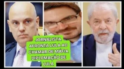 jornalista chamou de Máfia a diplomação de Lula aonde esteve Alexandre de Moraes e outros ministros