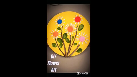 Quick & Easy DIY Flower Art fun to do