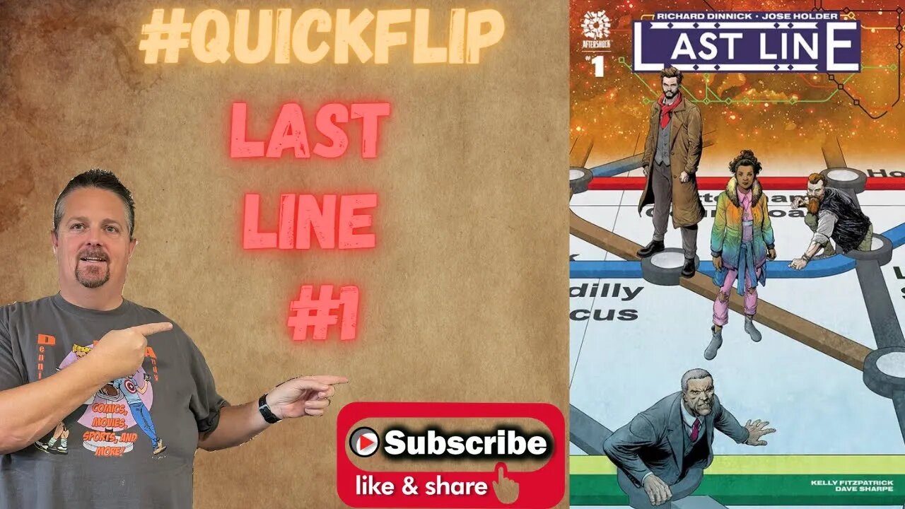 Last Line #1 Aftershock Comics #QuickFlip Comic Book Review Richard Dinnick,Jose Holder #shorts