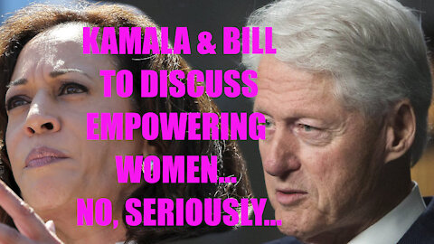 Serial Predator Bill Clinton Discuss 'Empowering' Women