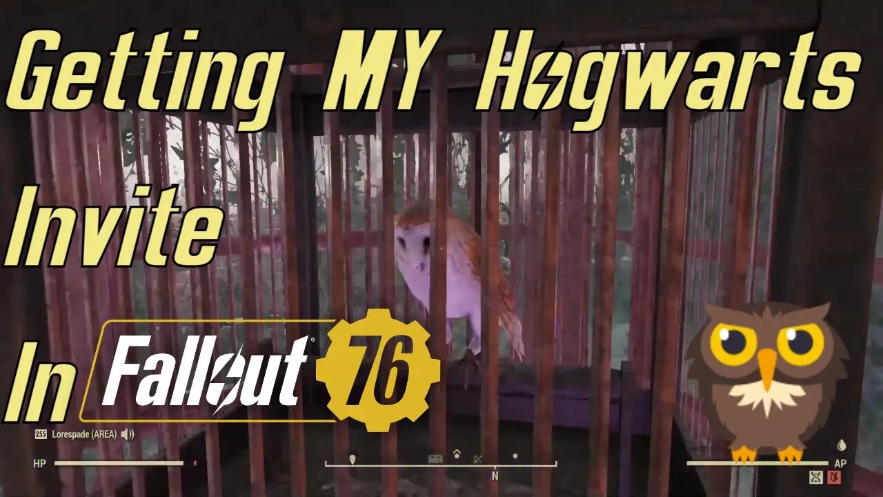 When Lorespade Gets His Hogwarts Invitation in Fallout 76