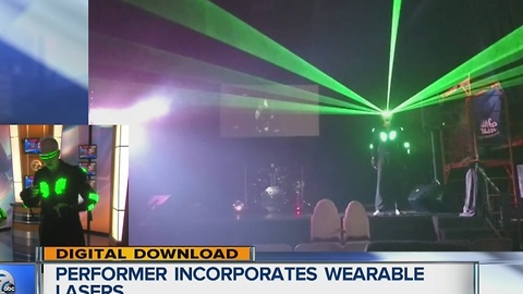 Wearable lasers? One performer is putting on quite the show next month