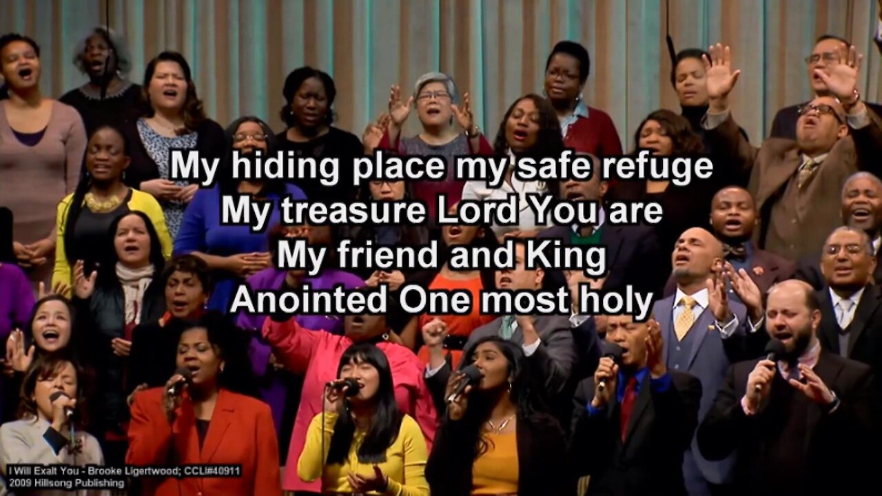 "I Will Exalt You" sung by the Times Square Church Choir