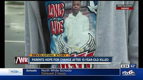 Parents hope for change following death of 13-year-old