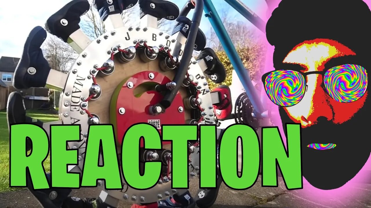 REACTION to COLINFURZE | 14 leg bike wheel