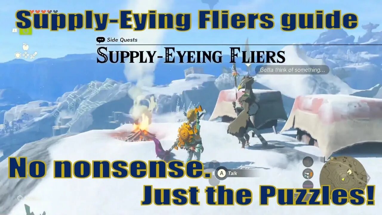 Supply Eyeing Flyers quest guide - Hebra Mountains | Zelda TOTK