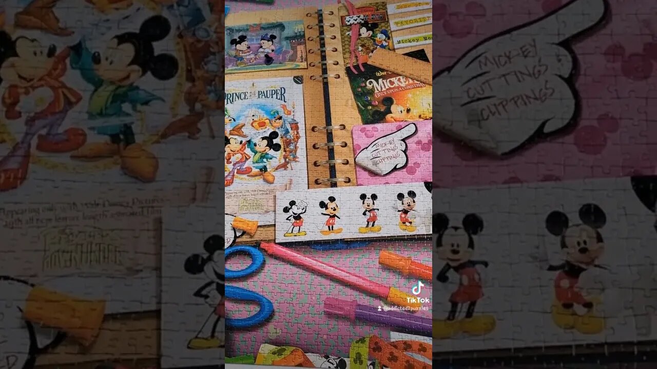 40320 Piece Part 2 of 10 Making Mickey Magic #puzzle #mickeymouse #shorts #satisfying #disney