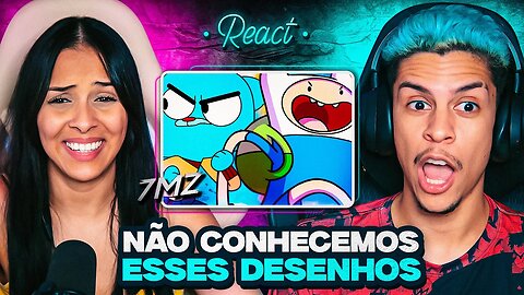 7MZ: TORNEIO DE TITÃS - Finn VS. Gumball | [React em Casal] 🔥