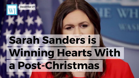 Sarah Sanders Is Winning Hearts With A Post-christmas Tribute To Hero Brothers