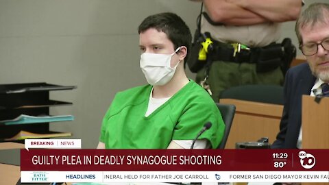 Poway synagogue shooter pleads guilty