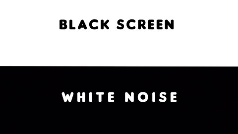 White Noise Black Screen | Sleep, Study, Focus | 3 Hrs