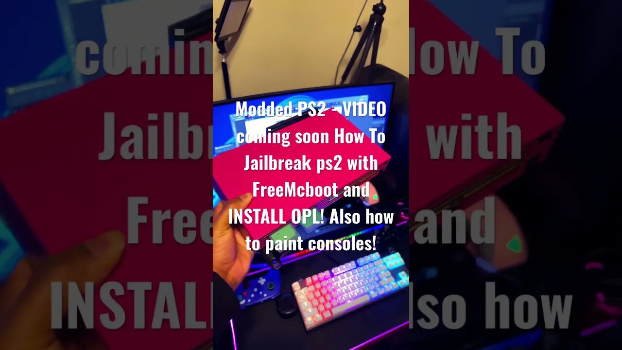 HOW TO MOD PS2 with freemcboot and Custom Paint Consoles - Video Coming Soon! (Preview!!)