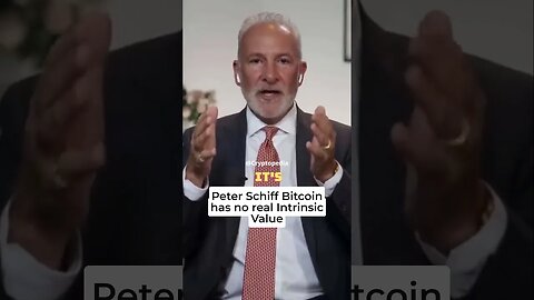 Peter Schiff People only want to get rich with Crypto #peterschiff #bitcoin #crypto #youtubeshorts