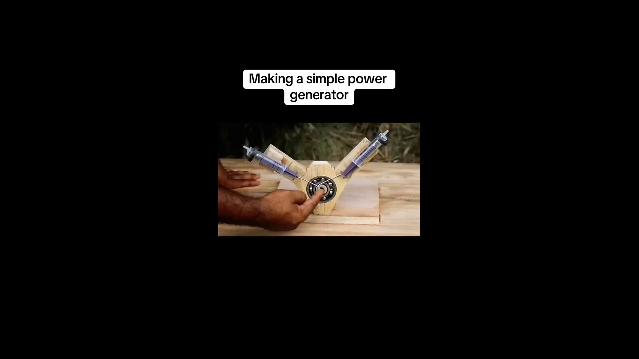 making a simple powe generator