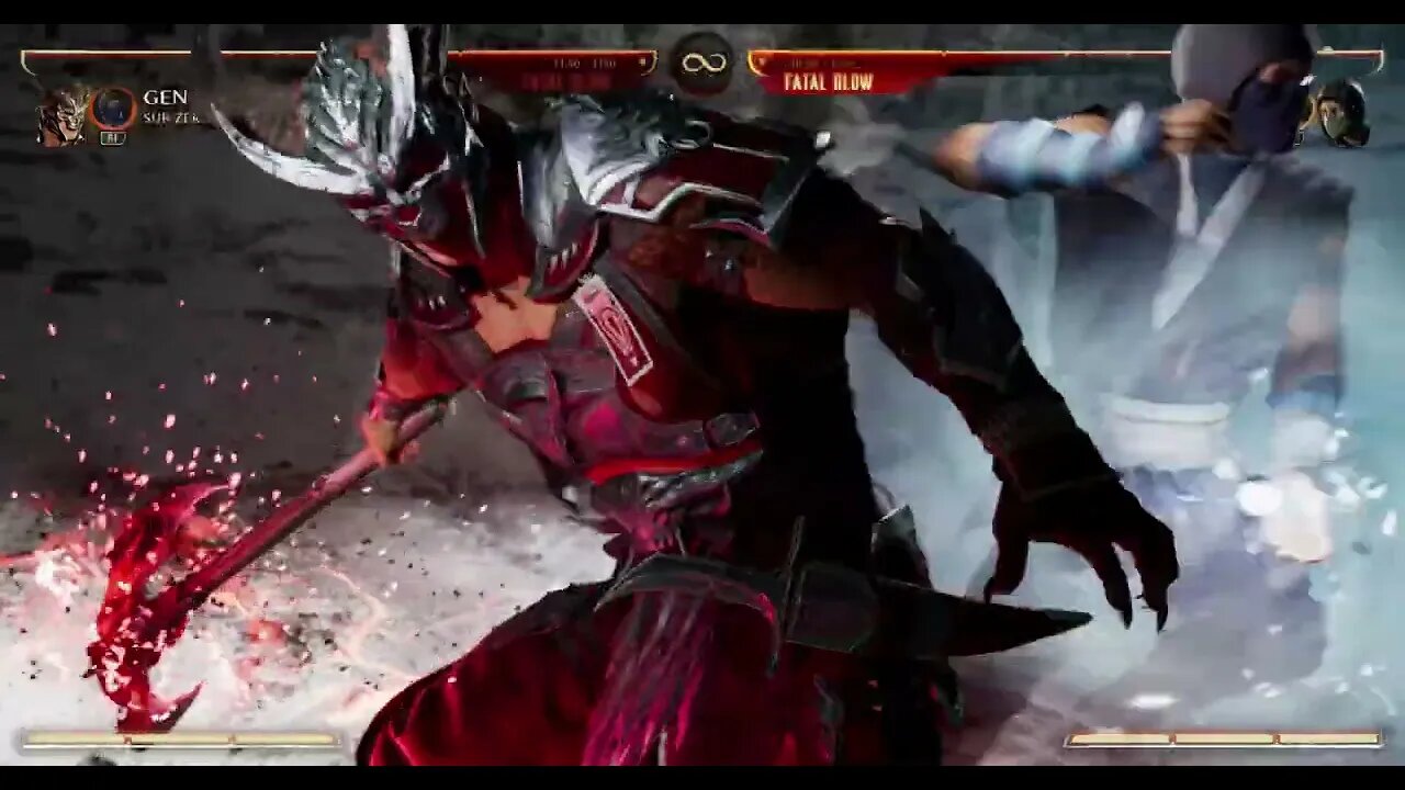 Mortal Kombat 1 2023 General Shao & Sub Zero Kameo Fatal Blow