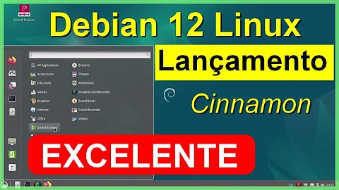 Lançamento Debian 12 "Bookworm". Uma das melhores Releases do Debian. Agora com firmware incluso