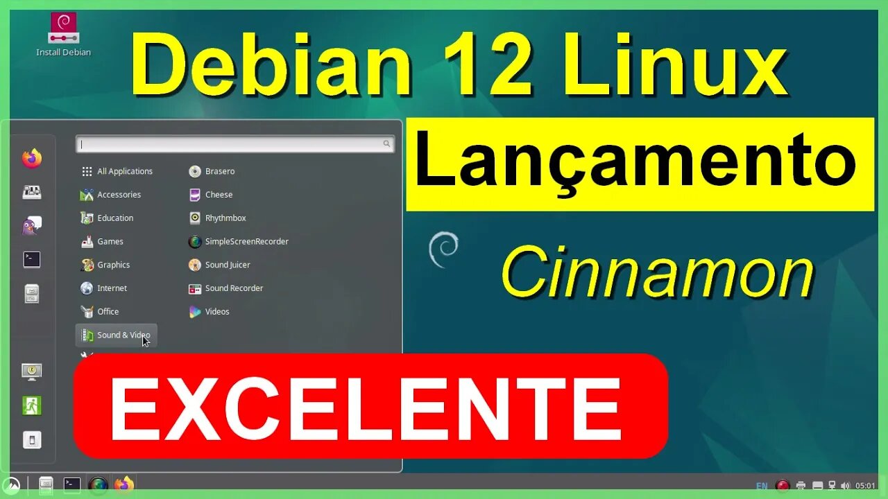 Lançamento Debian 12 "Bookworm". Uma das melhores Releases do Debian. Agora com firmware incluso